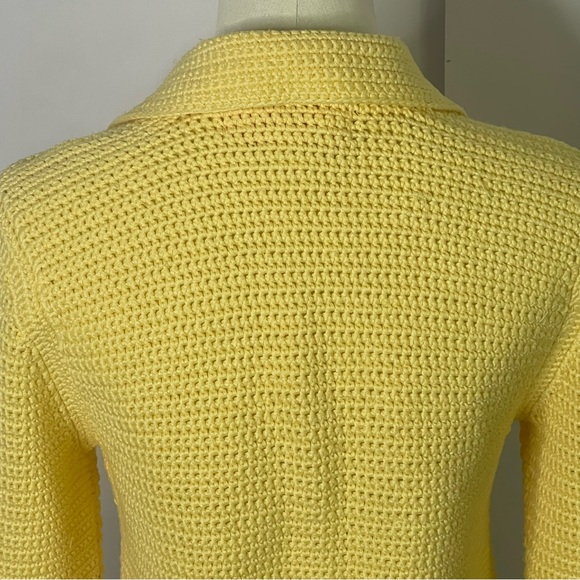 Cynthia Steffe crochet cotton 3/4 sleeve cardigan women’s Size S grandmacore - Picture 9 of 15